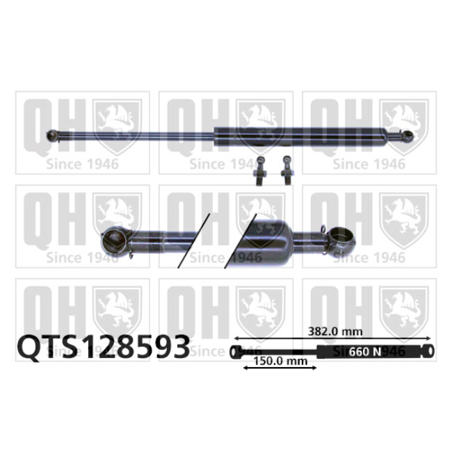 Vérin De Coffre Quinton Hazell Qts128593