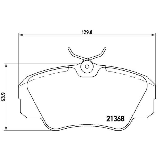 4 Plaquettes De Frein Brembo P59016