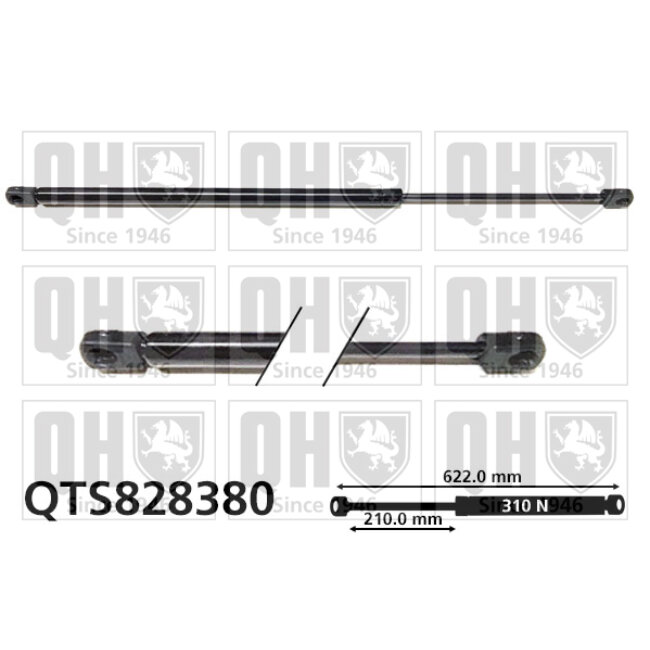 Vérin De Capot Quinton Hazell Qts828380