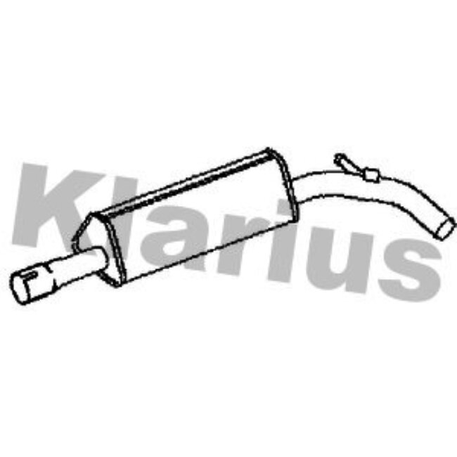 Tube D'échappement Klarius 231410