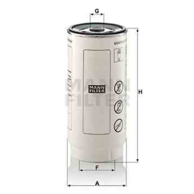 Filtre À Carburant Mann-filter Pl420/7x