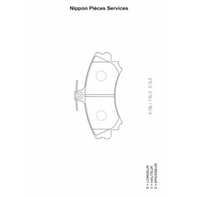 4 Plaquettes De Frein Nps M360i64