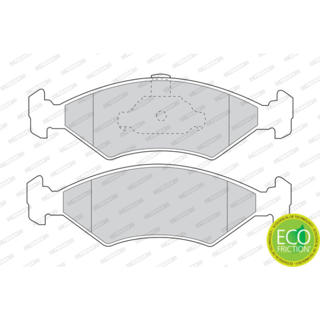 4 Plaquettes De Frein Ferodo Fdb1081