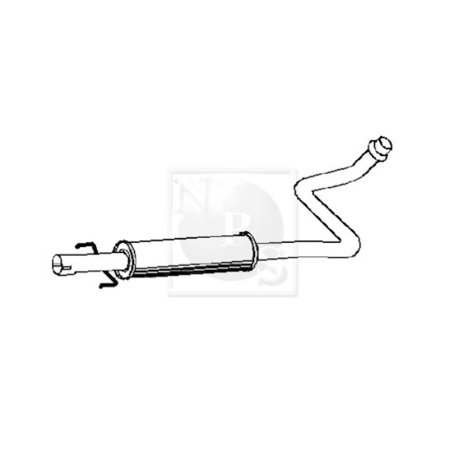 Tube D'échappement Nps T430a164