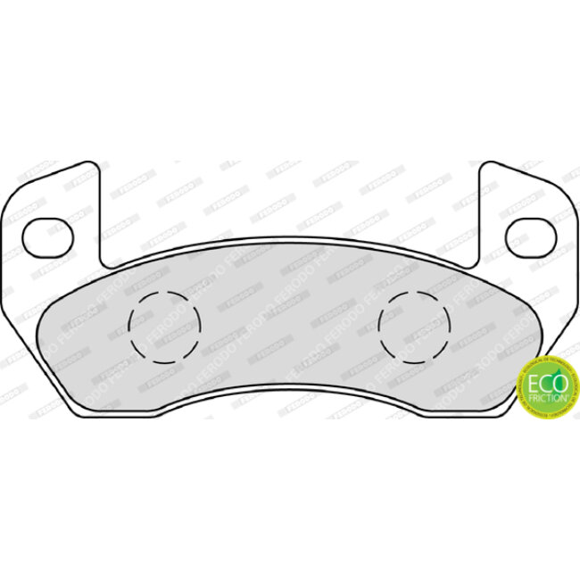 4 Plaquettes De Frein Ferodo Fdb4309