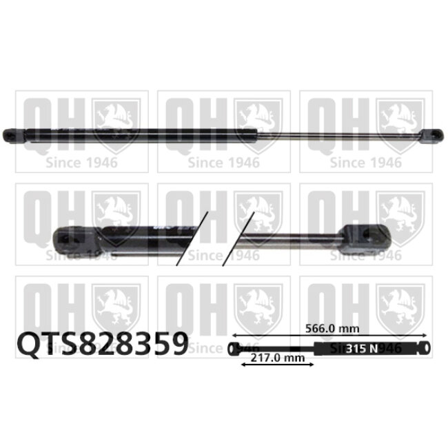 Vérin De Coffre Quinton Hazell Qts828359