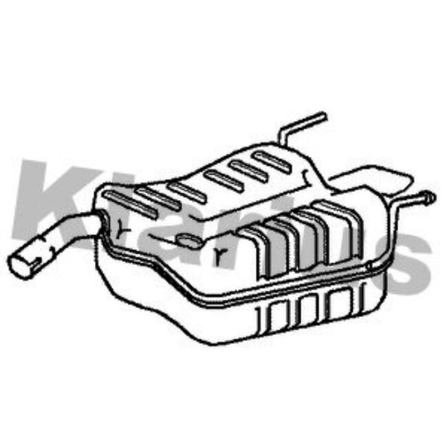 Silencieux Arrière Klarius 210804