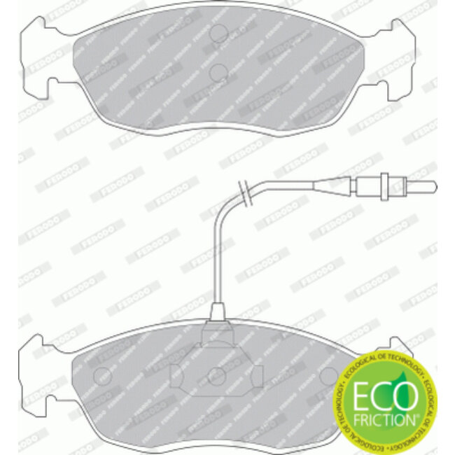 4 Plaquettes De Frein Ferodo Fdb876