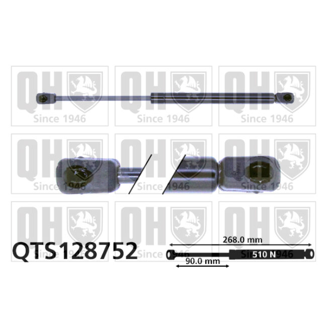 Vérin De Coffre Quinton Hazell Qts128752