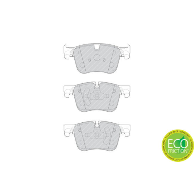 4 Plaquettes De Frein Ferodo Fdb4765