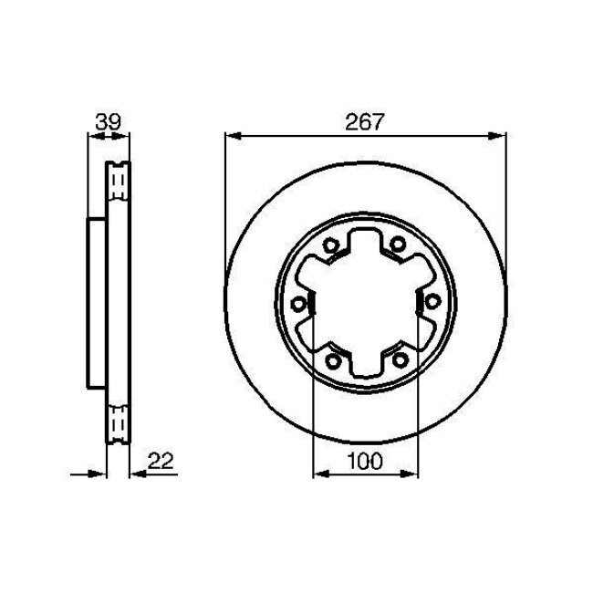 2 Disques De Frein Bosch 0986478806
