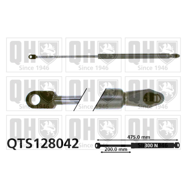 Vérin De Coffre Quinton Hazell Qts128042