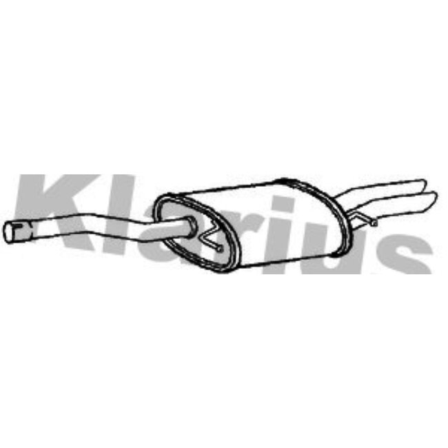 Silencieux Arrière Klarius 250788