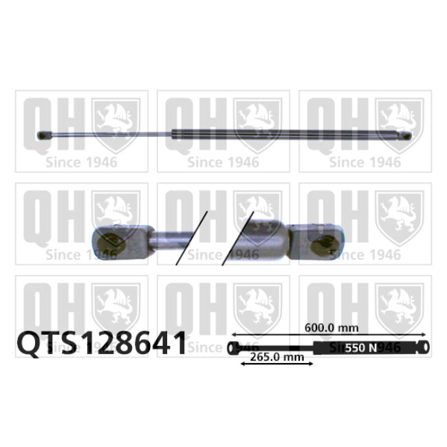 Vérin De Coffre Quinton Hazell Qts128641