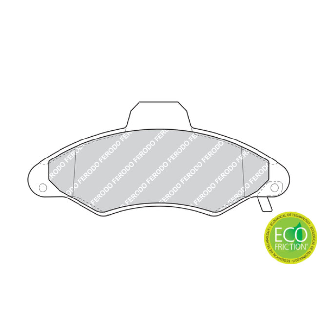 4 Plaquettes De Frein Ferodo Fdb1276