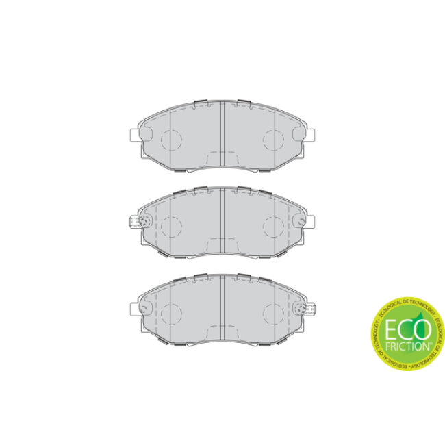 4 Plaquettes De Frein Ferodo Fdb4304