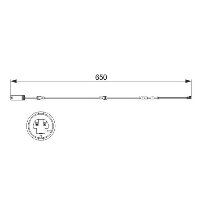 Témoin D'usure Bosch 1987473513