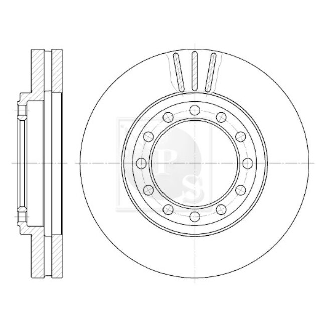 1 Disque De Frein Nps I330u13