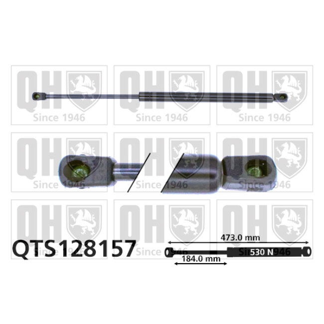 Vérin De Coffre Quinton Hazell Qts128157