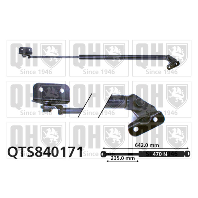 Vérin De Coffre Quinton Hazell Qts840171