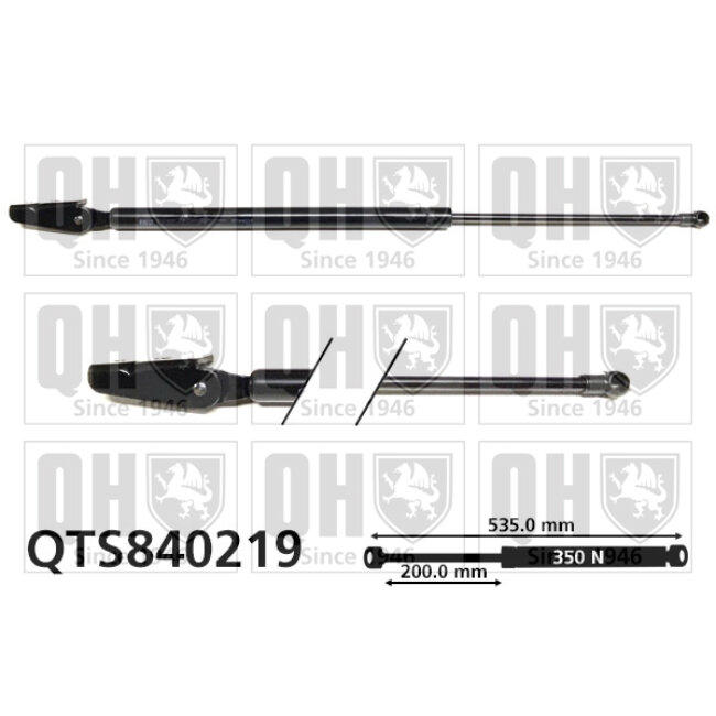 Vérin De Coffre Quinton Hazell Qts840219