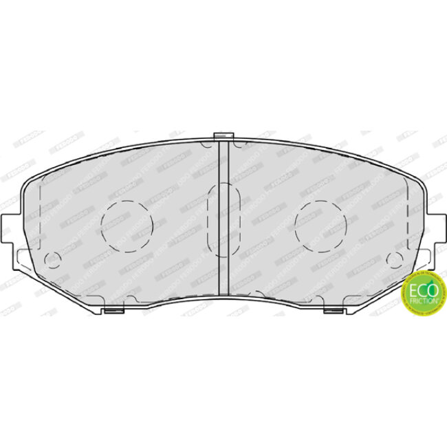 4 Plaquettes De Frein Ferodo Fdb4060