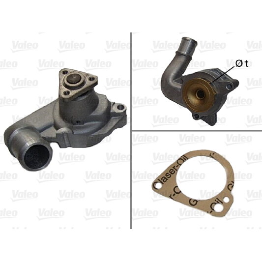Pompe à Eau Pour Circuit De Refroidissement Moteur VALEO - Référence 506581 - 4