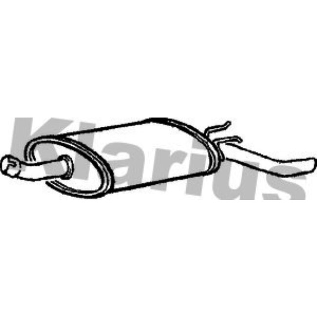 Silencieux Arrière Klarius 211012