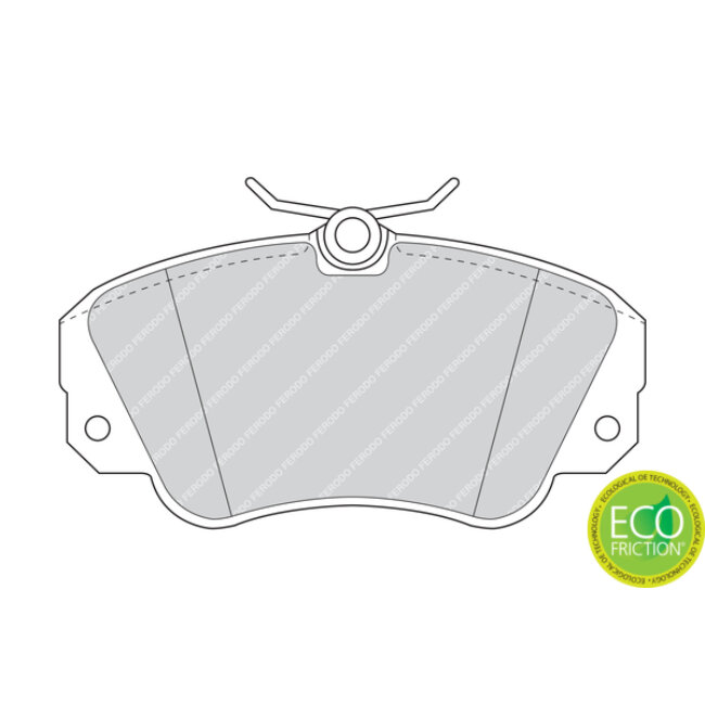 4 Plaquettes De Frein Ferodo Fdb686