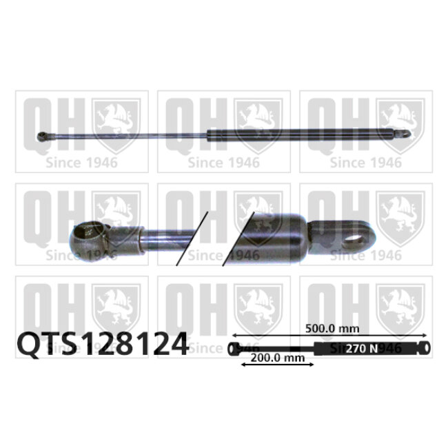 Vérin De Coffre Quinton Hazell Qts128124