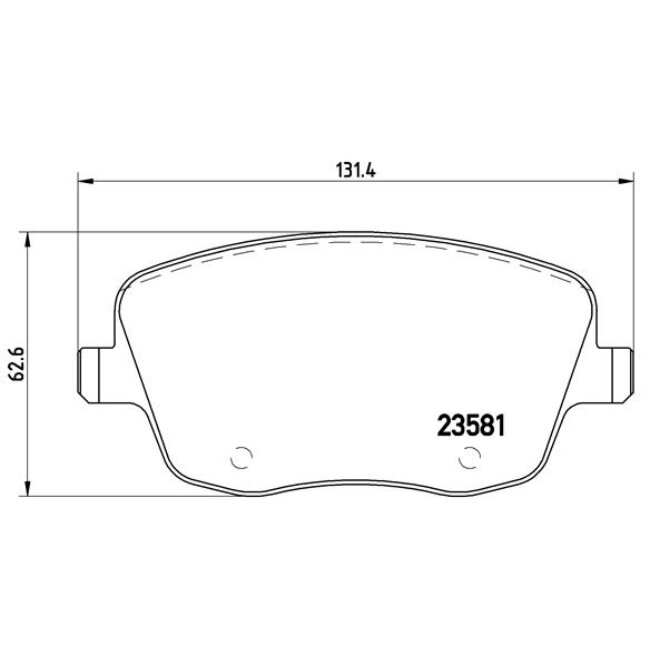 4 Plaquettes De Frein Brembo P85057