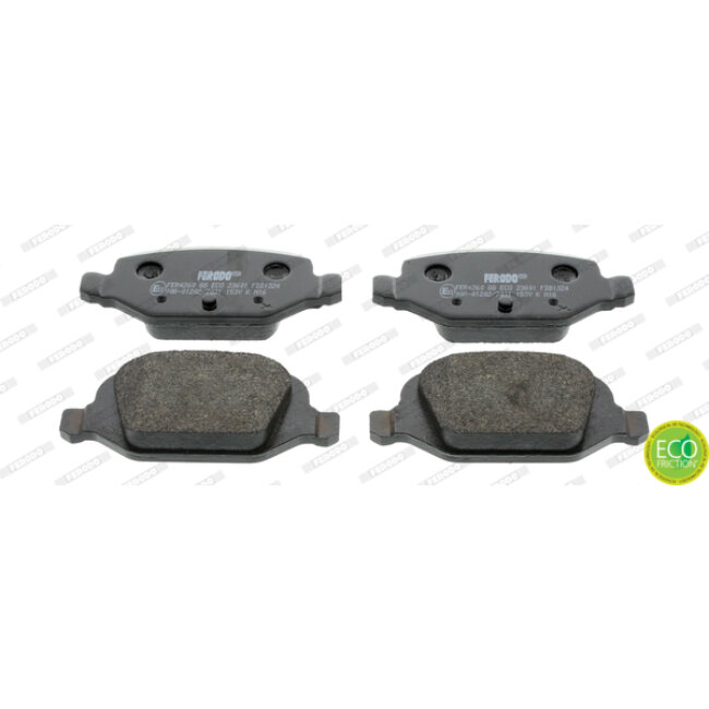 4 Plaquettes De Frein Ferodo Fdb1324