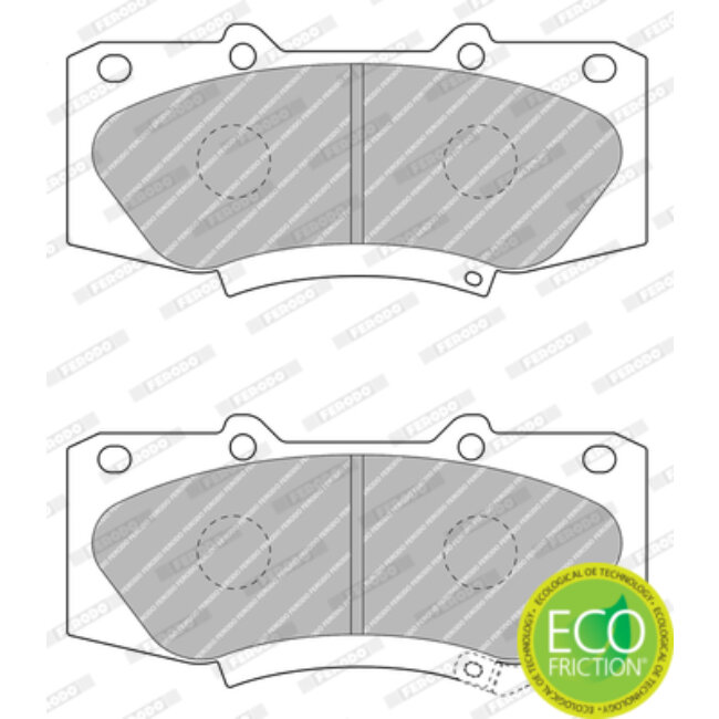 4 Plaquettes De Frein Ferodo Fdb4715