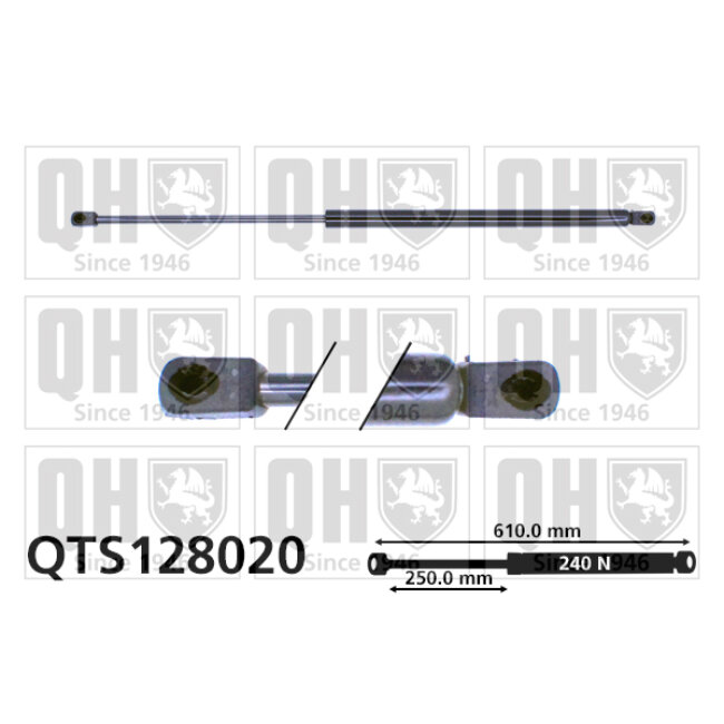 Vérin De Coffre Quinton Hazell Qts128020