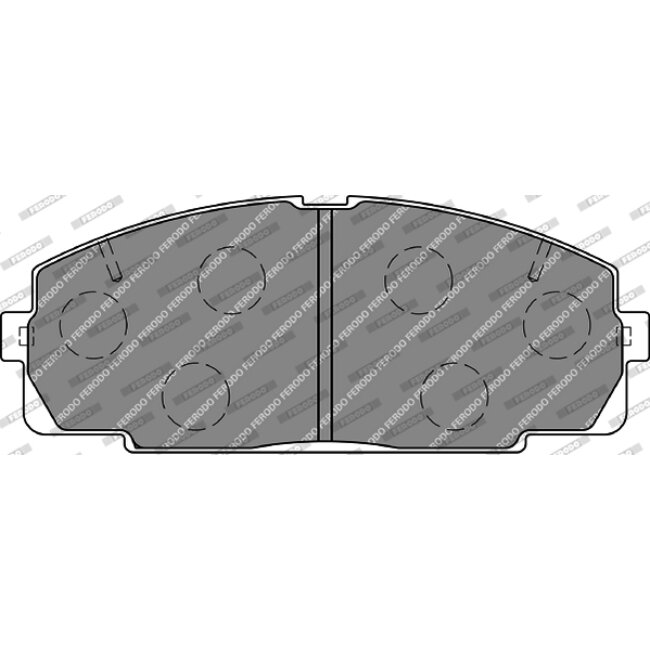 4 Plaquettes De Frein Ferodo Fvr1884