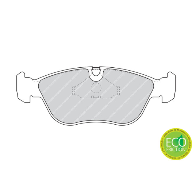 4 Plaquettes De Frein Ferodo Fdb1285