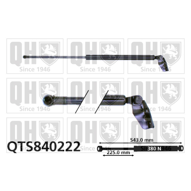 Vérin De Coffre Quinton Hazell Qts840222