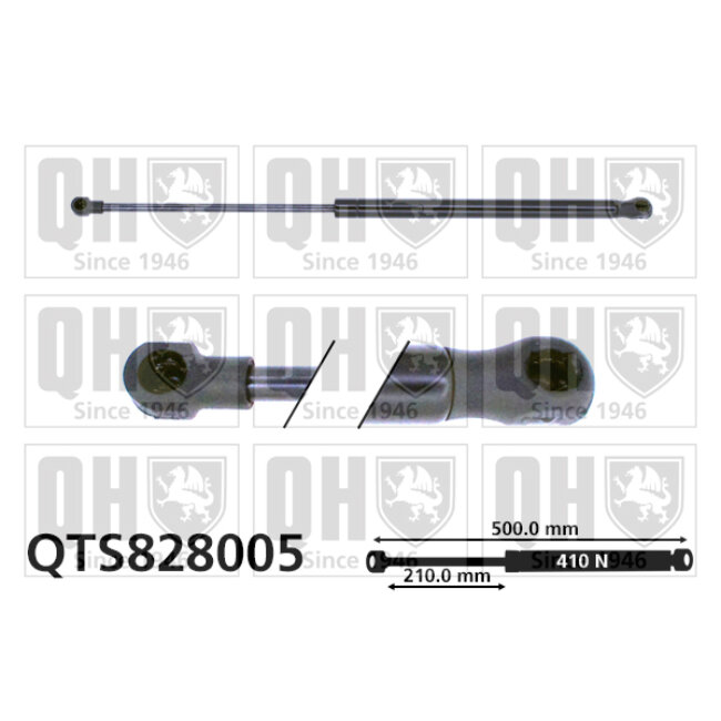 Vérin De Coffre Quinton Hazell Qts828005