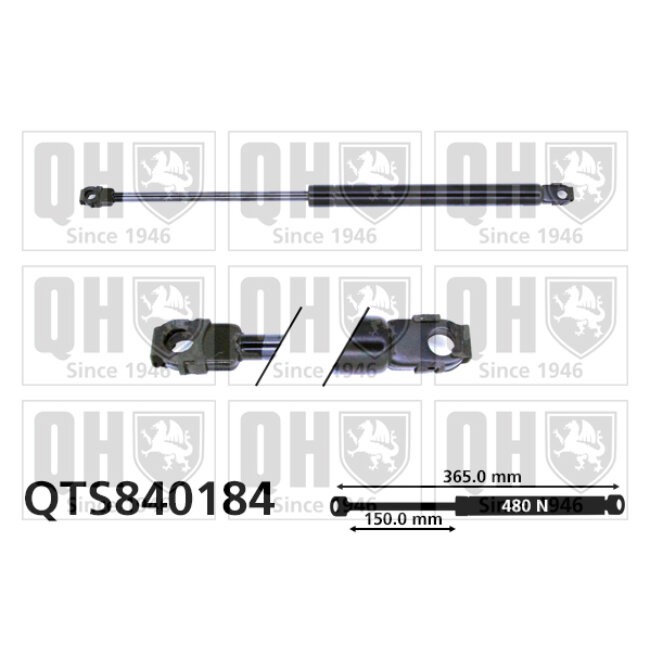 Vérin De Coffre Quinton Hazell Qts840184