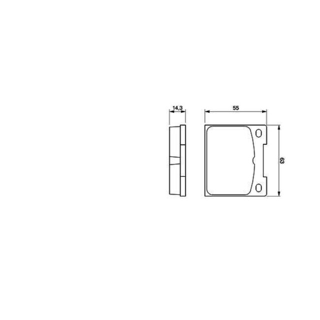 4 Plaquettes De Frein Bosch 0986460881