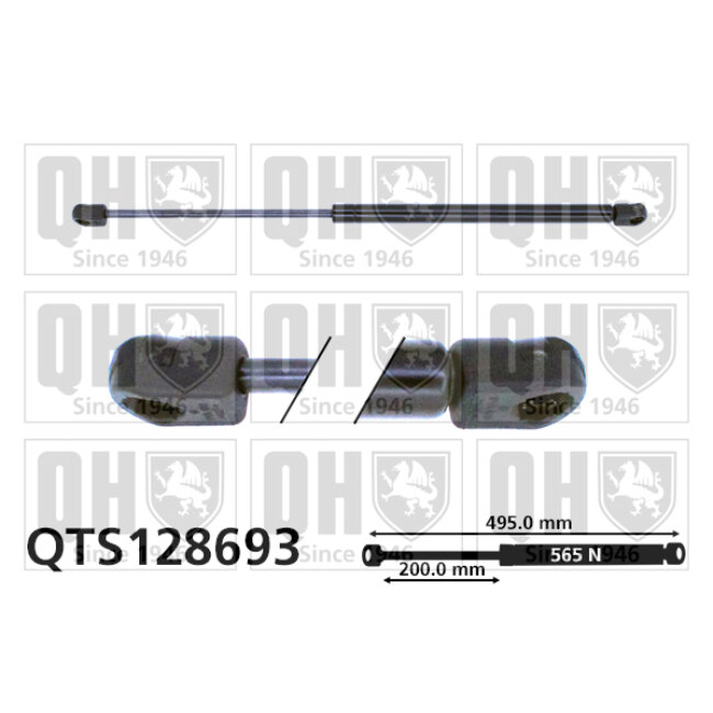 Vérin De Coffre Quinton Hazell Qts128693