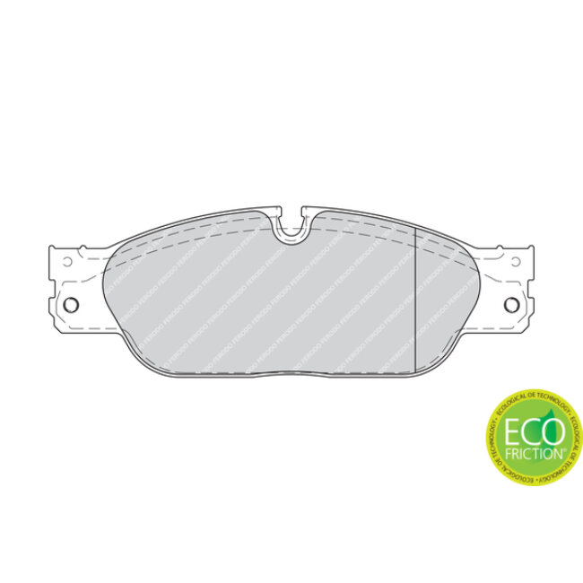 4 Plaquettes De Frein Ferodo Fdb1711