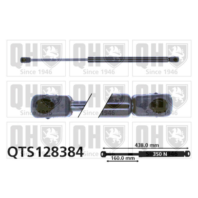 Vérin De Coffre Quinton Hazell Qts128384