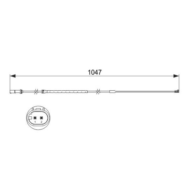 Témoin D'usure Bosch 1987473512