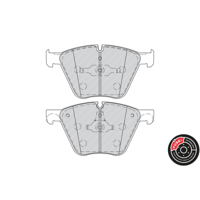 4 Plaquettes De Frein Ferodo Fdb4258