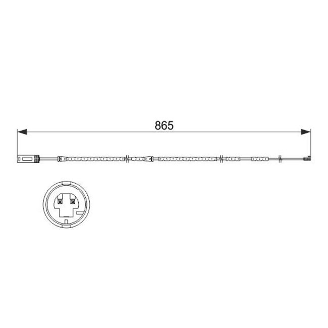 Témoin D'usure Bosch 1987473519