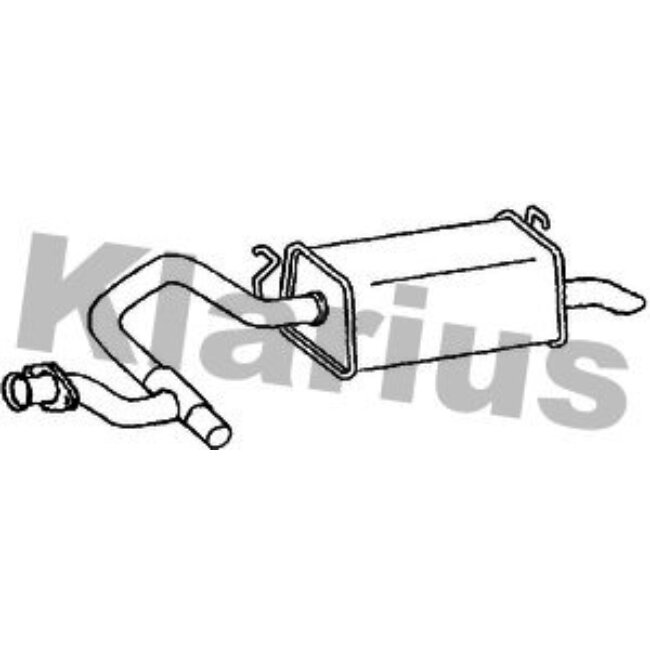 Silencieux Arrière Klarius 250659