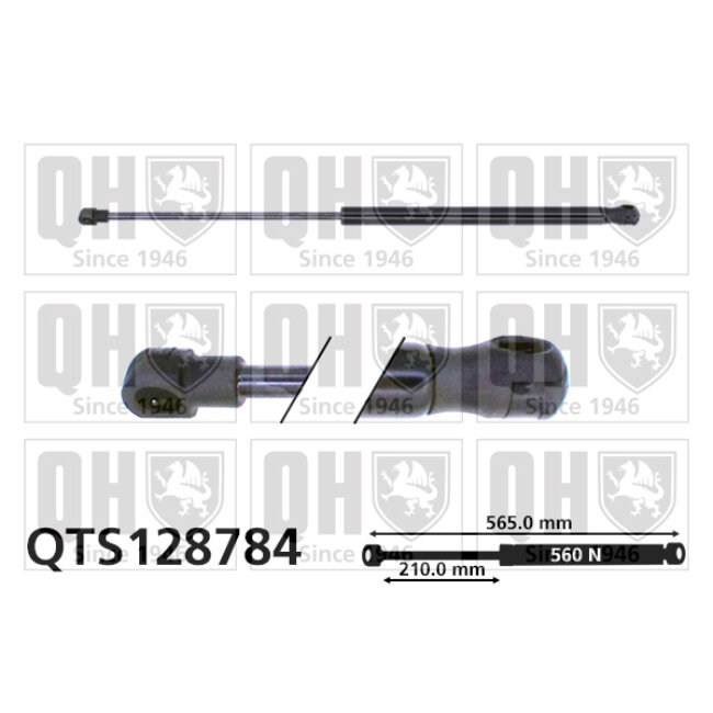 Vérin De Coffre Quinton Hazell Qts128784