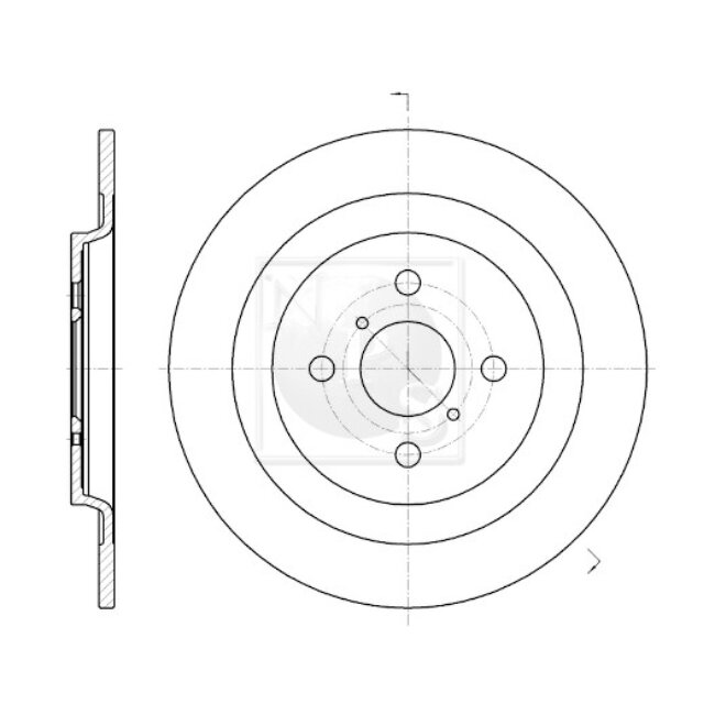 1 Disque De Frein Nps T331a59