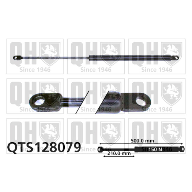 Vérin De Coffre Quinton Hazell Qts128079